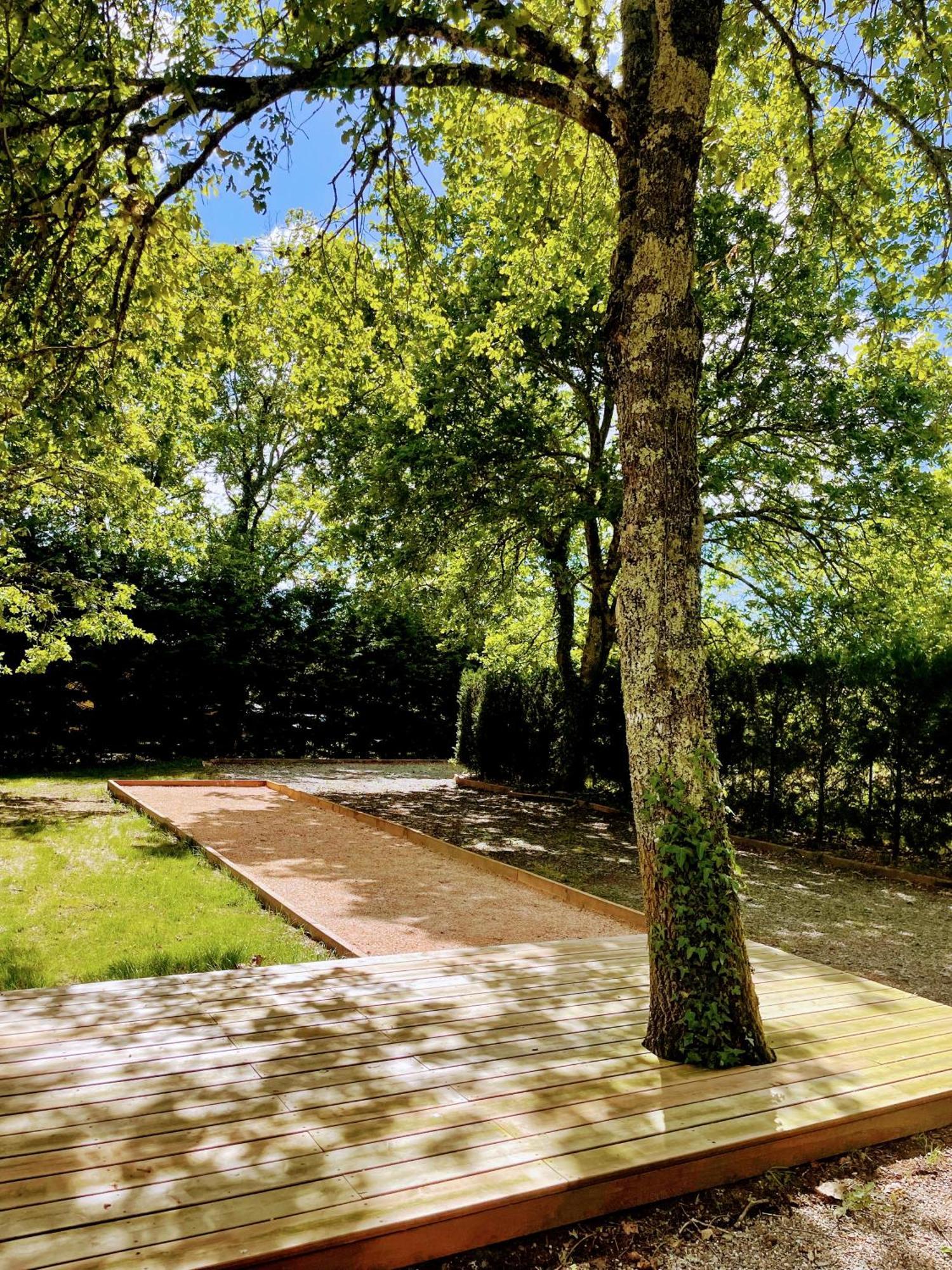 L Estanguet Maison Octogonale En Foret Rion-Des-Landes Exterior foto